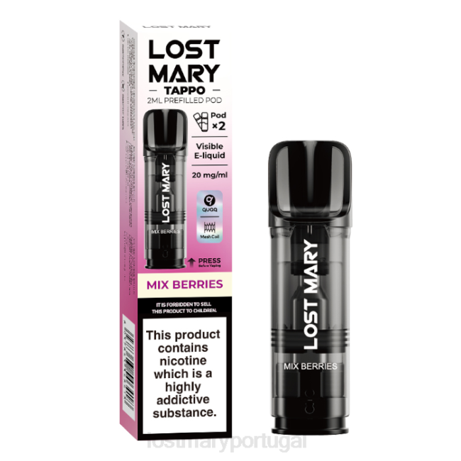 LOST MARY Comprar - misture frutas cápsulas pré-cheias de Lost Mary Tappo - 20 mg - 2 unidades BP2F183