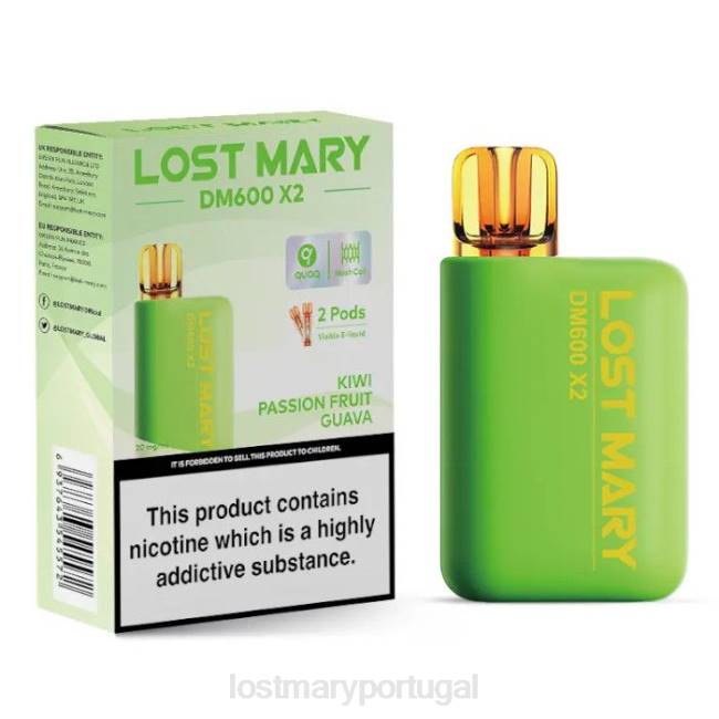 LOST MARY Comprar - kiwi maracujá goiaba vape descartável perdido mary dm600 x2 BP2F193