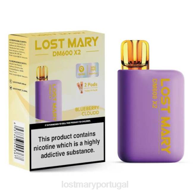 LOST MARY Flavours - nuvem de mirtilo vape descartável perdido mary dm600 x2 BP2F190