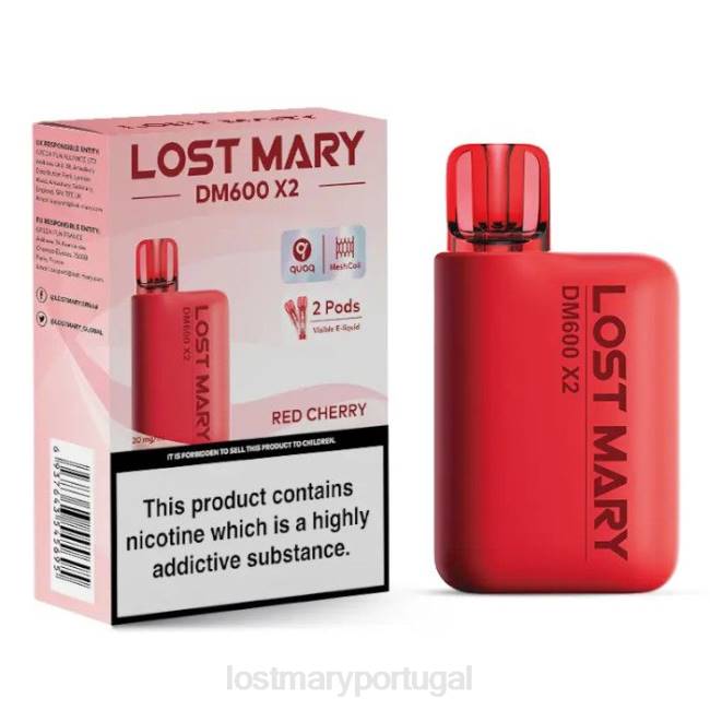 LOST MARY Price - cereja vermelha vape descartável perdido mary dm600 x2 BP2F198