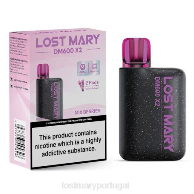 LOST MARY Sale - misture frutas vape descartável perdido mary dm600 x2 BP2F196
