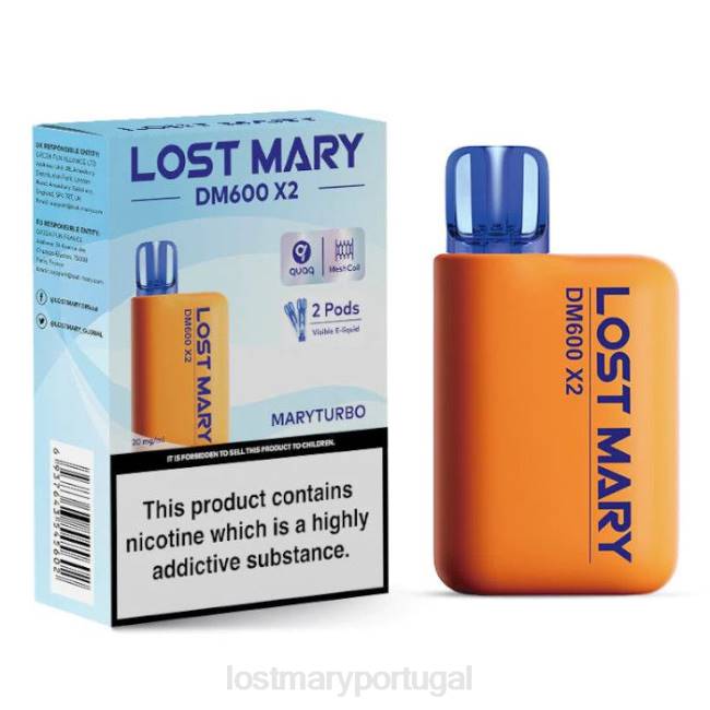 LOST MARY Vape Portugal - maryturbo vape descartável perdido mary dm600 x2 BP2F195