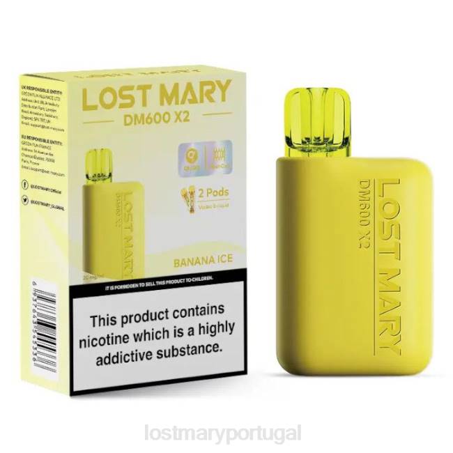 LOST MARY Vape Sale - gelo de banana vape descartável perdido mary dm600 x2 BP2F187