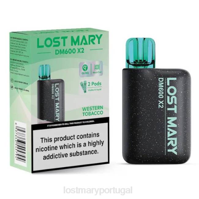 LOST MARY Vape - tabaco ocidental vape descartável perdido mary dm600 x2 BP2F201