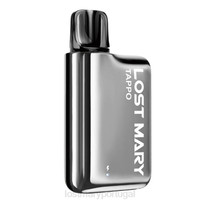 LOST MARY Primor - aço inoxidável prateado + gelo de morango kit de cápsula pré-cheia Lost Mary Tappo - cápsula pré-cheia BP2F174