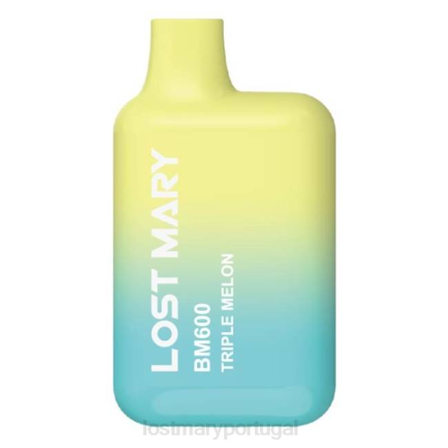LOST MARY Portugal - melão triplo vape descartável mary perdido bm600 BP2F142