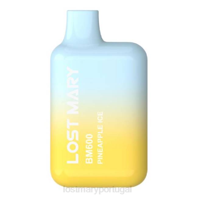 LOST MARY Vape Portugal - gelo de abacaxi vape descartável mary perdido bm600 BP2F145