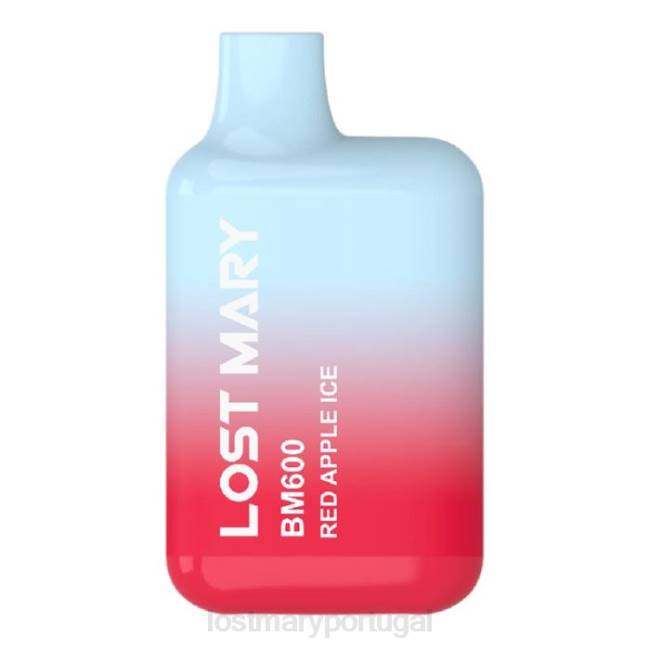 LOST MARY Vape - gelo de maçã vermelha vape descartável mary perdido bm600 BP2F151