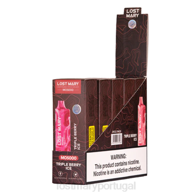 LOST MARY Vape Portugal - gelo de baga tripla Maria perdida mo5000 BP2F75