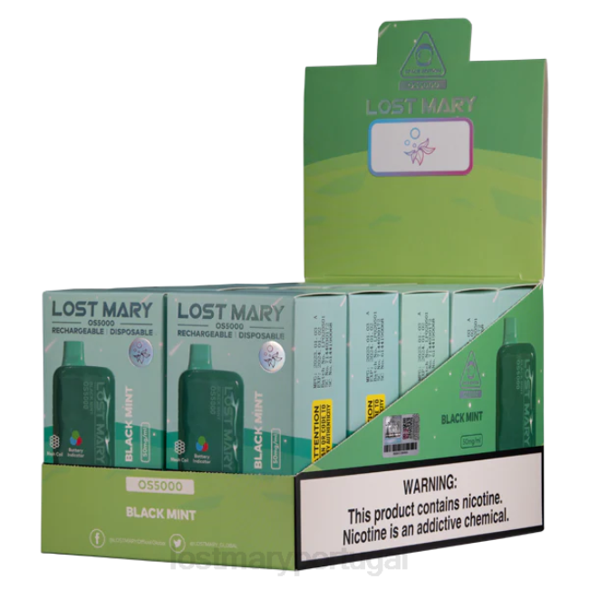 LOST MARY Flavours - menta preta Maria perdida os5000 BP2F10