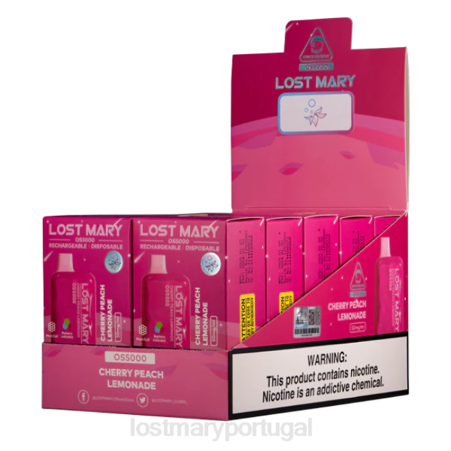 LOST MARY Primor - limonada de cereja e pêssego Maria perdida os5000 BP2F24