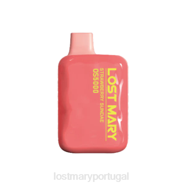 LOST MARY Vape - sundae de morango Maria perdida os5000 BP2F71